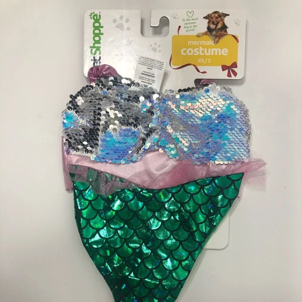 Pet Mermaid Costume XS/S